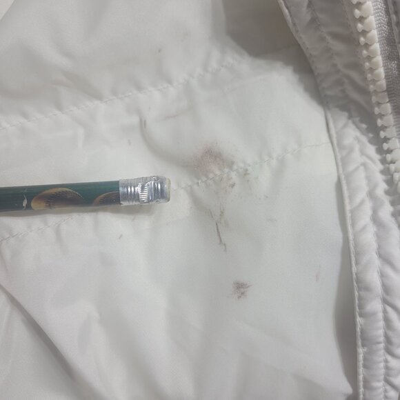 Espirit White Long Puffer Down Filled Ladies Winter Coat with Removable Hood - Picture 16 of 16